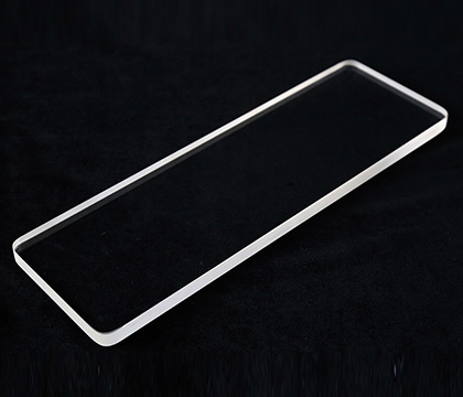 Quarzglasplatte hohe Durchlässigkeit kundenspezifische Größen hochtemperaturbeständig transparent 0