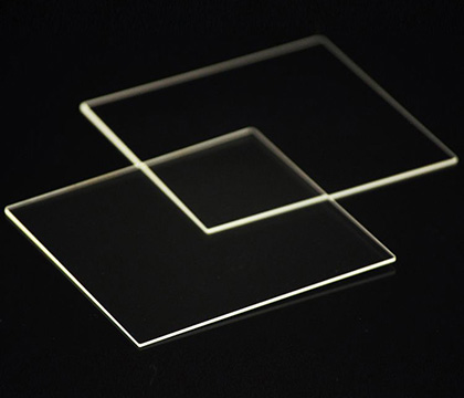 Quarzglasplatte hohe Durchlässigkeit kundenspezifische Größen hochtemperaturbeständig transparent 2