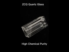 60mm Diameter Double Layer Quartz Glass Tube Fused Round Shape