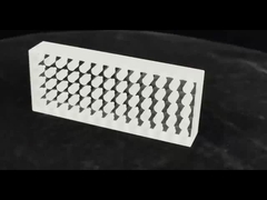 Perforierte Quarzglasplatte, hochtemperaturbeständig