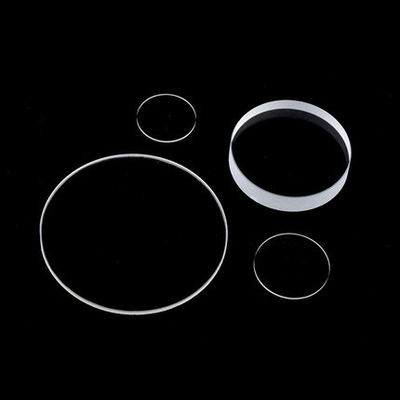 Flat 80-50 Surface Quartz Glass Plate Polished Window With Clear Aperture ≥90%