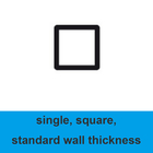Square Single Bore Quartz Microcapillary Tube Standard Wall Thickness Long Service Life