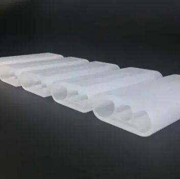 Medical Three-hole Frosted Quartz Chamber With Polished Or Frosted Surface Treatment