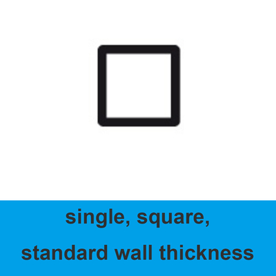 Square Single Bore Quartz Microcapillary Tube Standard Wall Thickness Long Service Life