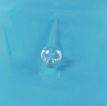 High-temperature quartz glass tube with ball-end