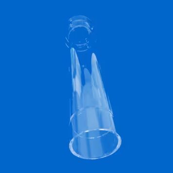 Customized Quartz Glass Tube 1100 Degree High Temperature Quartz Tube