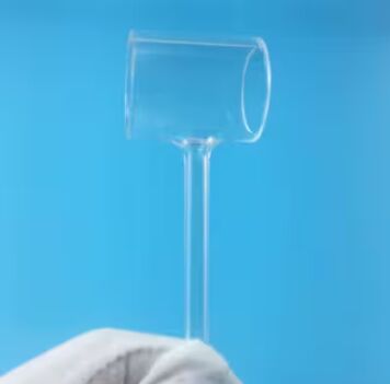 Solar Energy Clear Quartz Glass Tee Tube High Temperature Resistance