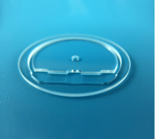 Round Transparent Quartz Glass Pendulous Reed