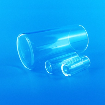 Clear Fused Quartz Tube Closed At One End For Superior And Durability